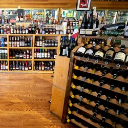 A selection of beer and wine at a liquor store in Colorado